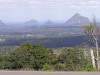 Looking towards Glasshouse mountains from Mary Cairncross Park