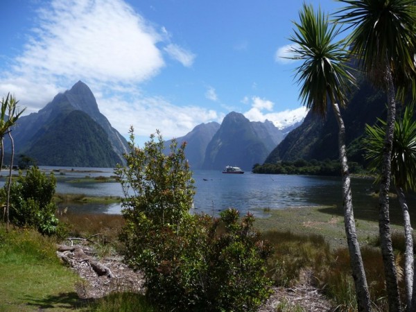 Milford Sound looking like a chocolate box