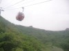 cable car up to the wall at Mutianyu