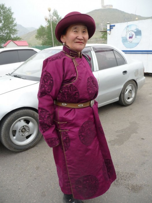 A lovely Mongolian lady