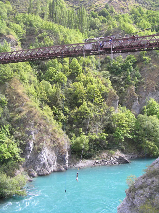 AJ Hackett bungy jumping