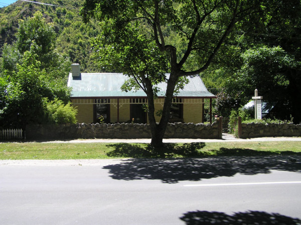 old cottage across the road