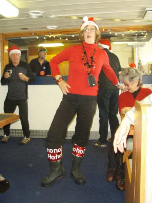 Mary - by far the best dressed for Christmas