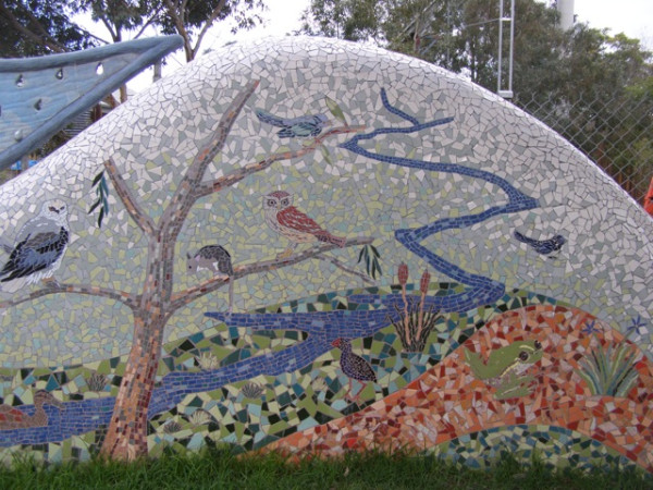 Ceres Community Environment Park gate detail