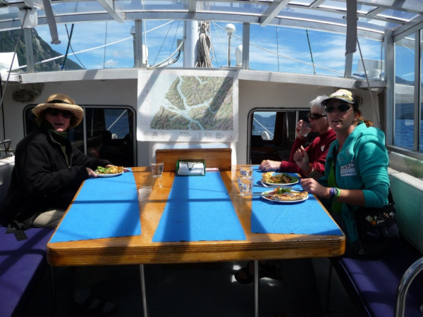 The glasshouse on the Breaksea Girl