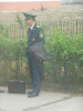 Very important person - at the Mongolian border