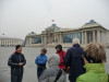 Ulan Batar main square with government Building