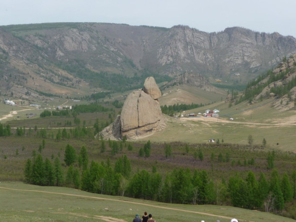 Turtle rock - we walked over from our camp to here