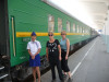 the Mongolian train